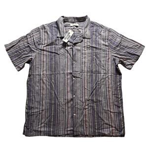 Urban Outfitters Mens Short Sleeve Shirt-Sz:XXL/TTG-Multicolor-Striped